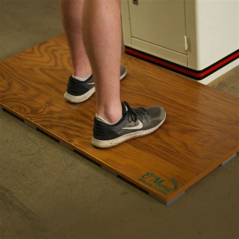 2' x 4' Sprung Ash Wood Anti Fatigue Standing Floor Mat