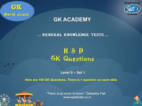 Are you looking for GK General Knowledge Classes - Questions for your ...