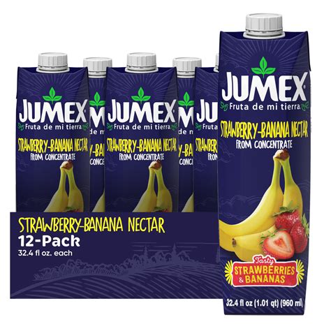 Buy JumexStrawberry-Banana Nectar, 32.4 Fl Oz (Pack of 24) Online at ...