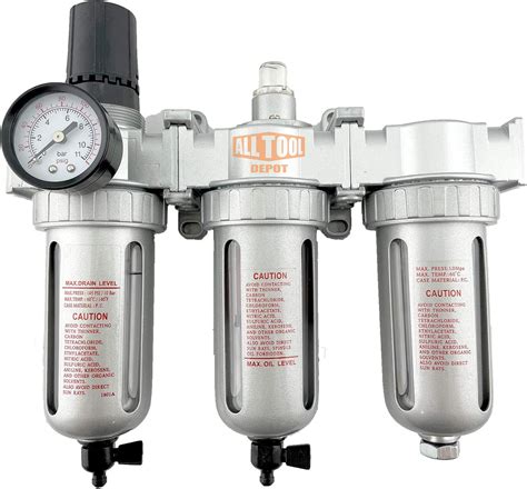 ALL Tool Depot 12 NPT MID FLOW Filter Regulator Coalescing India | Ubuy