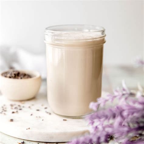 Homemade Lavender Creamer - coffeecopycat.com