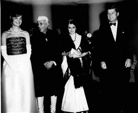 Meeting between Indian Prime Minister Jawaharlal Nehru and US President ...