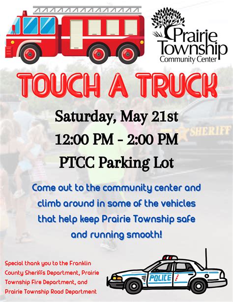 Touch A Truck | Prairie Township, OH - Official Website