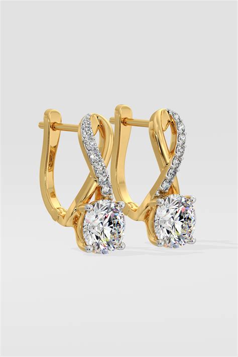 Buy 2 ct Infinity Danglers | House of Quadri