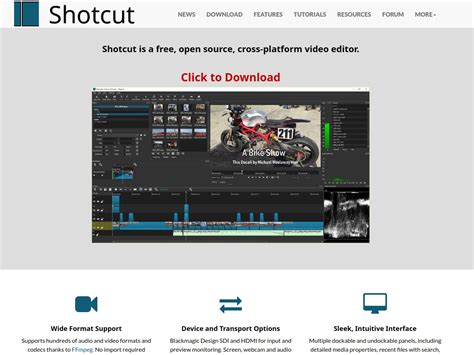 Free Basic Video Editing Software Shotcut 的图像结果