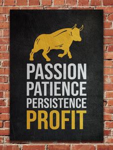 Stock market Motivational quotes A3 size non tearable sticker Paper ...