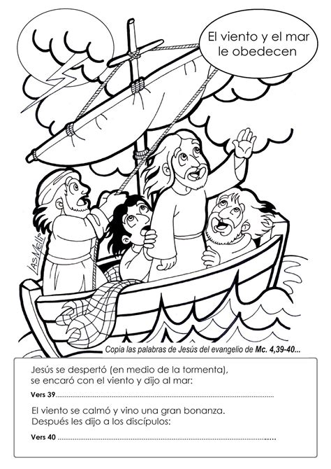 JUEGO: Jesús calma la tempestad - Educacion Religiosa