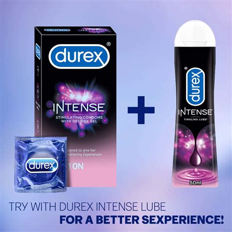 Buy DUREX INTENSE CONDOMS FOR HER EXTRA PLEASURE - 10 EXTRA DOTTED AND ...