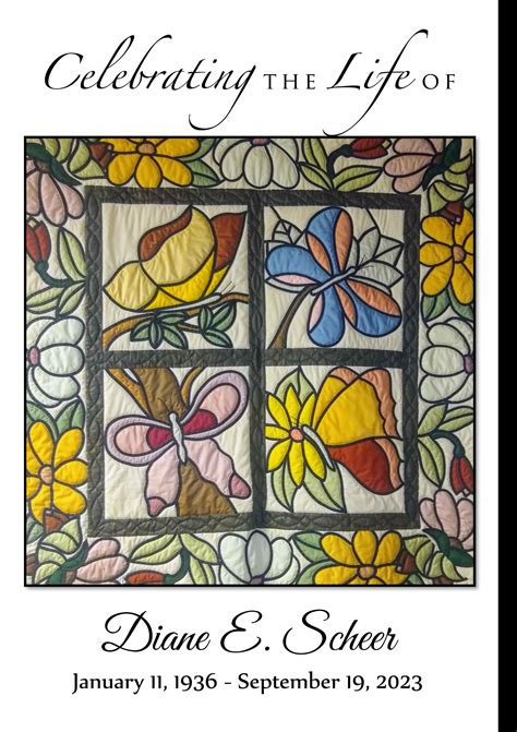 Diane Scheer Obituary September 19, 2023 - Schoeneberger Funeral ...