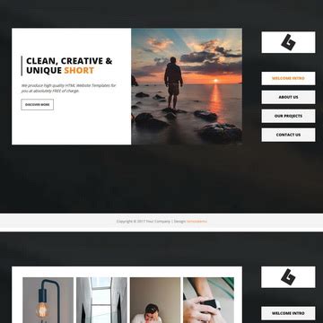 Image result for Portfolio Template Free HTML CSS Black N Red