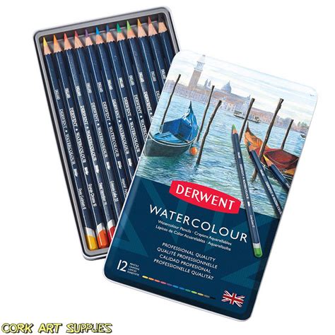 Derwent W/Colour Pencils 12pk^ | Cork Art Supplies