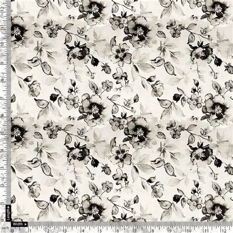 Digital Printed Pure Cotton Fabric Floral Unstitched Fabric for Dress ...