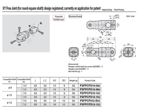 Sensor Brackets - for Round/Square Shafts, Flexible, PA Resin, Black ...