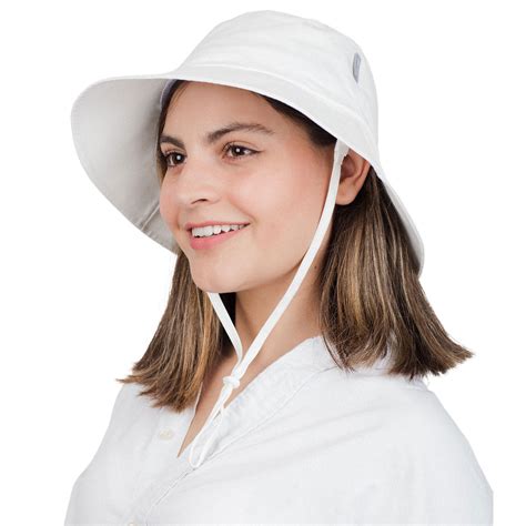 Adult Juniper Bucket Hats | White Sun Hats for Women | Jan & Jul