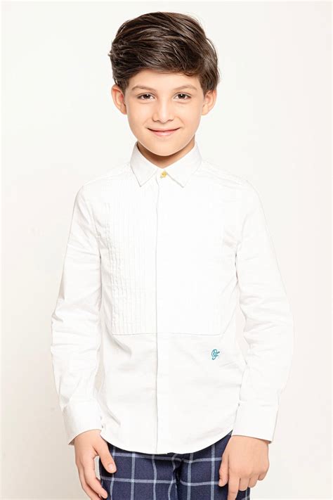 One Friday White Solid Shirt