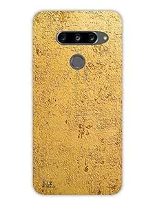 Jaz Designer Old Yellow Wall Print Hard Mobile Back LG V40 Cover ...