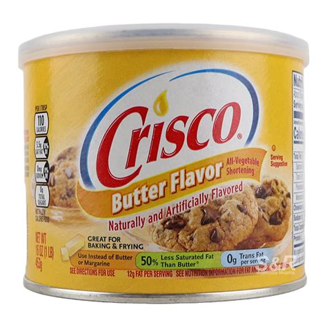Crisco Butter Flavor All-Vegetable Shortening at Audrey Stier blog