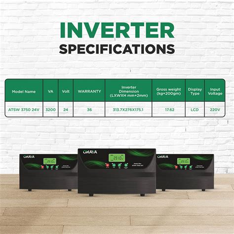 Buy Okaya 3200 VA / 3.2 kVA UPS Inverter 2560W – Best Price | OKAYA