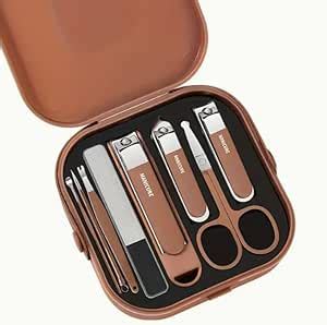 Yogicart Portable Nail Clipper Set 8 in 1 Professional Manicure ...