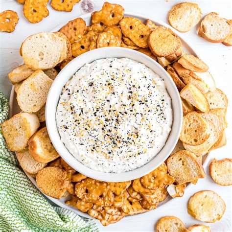 Everything Bagel Dip Recipe - Shugary Sweets