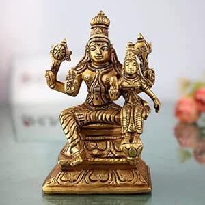 Buy Bhunes Brass Vishnu Lakshmi Idol |i Narayan Murti | Lakshmi ...
