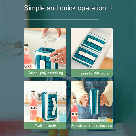 Premium Silicone Ice Cube Tray 36 Grids