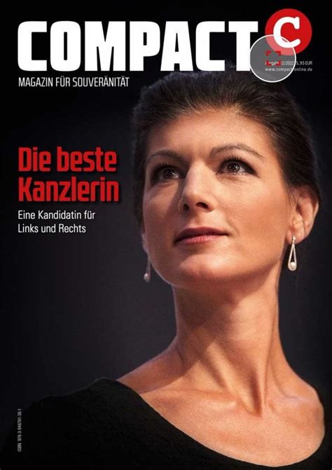 Querfront-Mehrheit: "Compact" feiert Sahra Wagenknecht als beste Kanzlerin