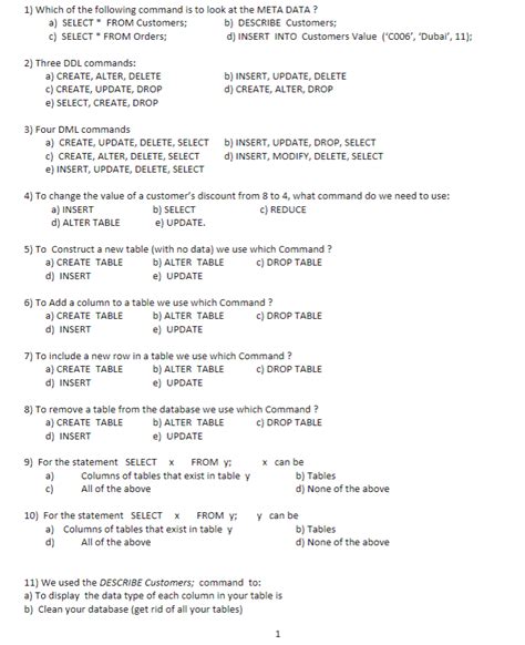 Database Questions 的图像结果