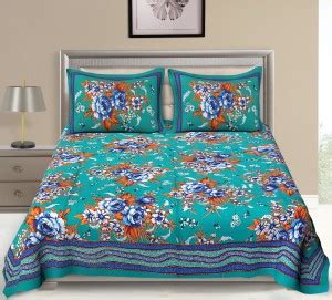 Rangun 120 TC Cotton Double Printed Flat Bedsheet - Buy Rangun 120 TC ...