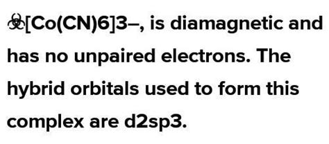what is difference between [Co(CN)6]3- and [CoF6]3- - Brainly.in
