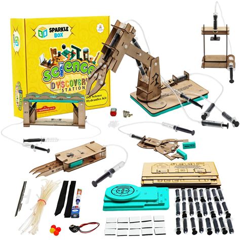 Buy Sparklebox Hydraulic Crane Science Kit for Kids 8 to 15 Years (11 ...