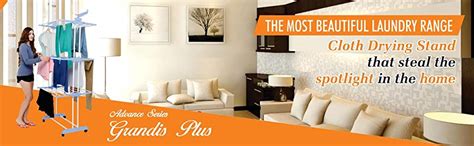 Magna Homewares Rust Proof Steel Grandis Plus 6 Racks 4 Poles Cloth ...