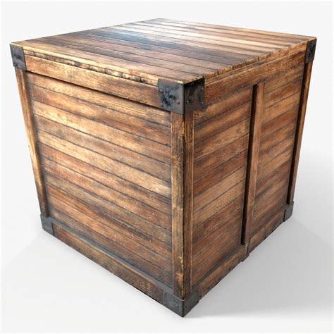 dimensions of a wooden crate