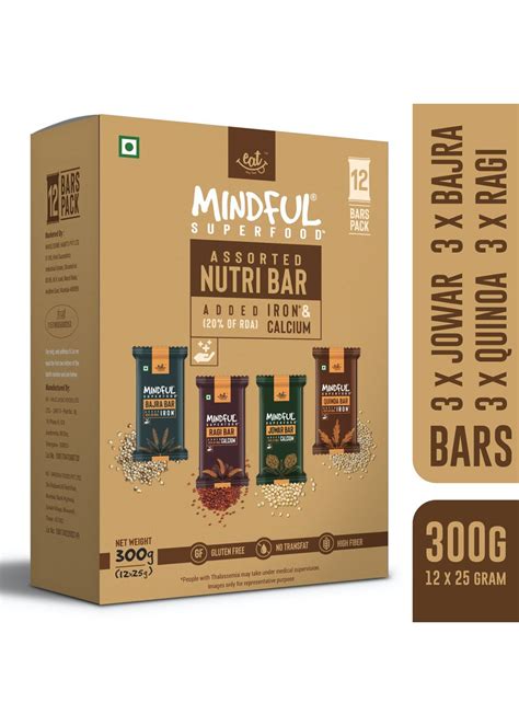 Get EAT Anytime Mindful Millet Energy Bars - Variety Box (Ragi, Bajra ...