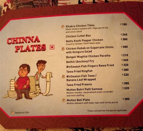 Menu at Desi Di - Indian Restaurant, Chennai, 17/4