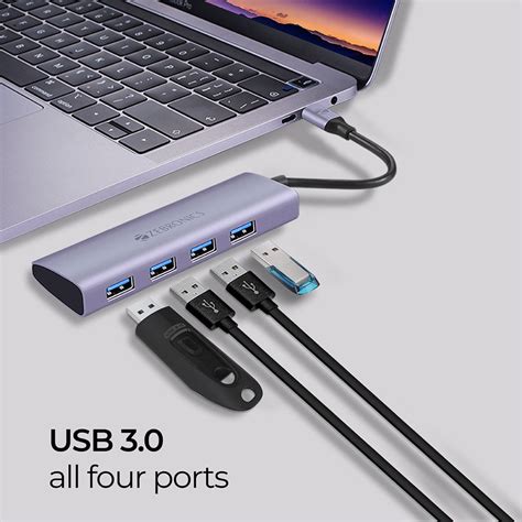 Zeb TA500U – 4 in 1 USB Type C Multiport Adapter