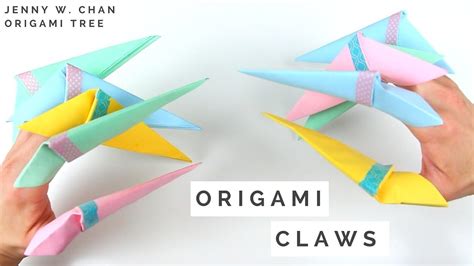 Image result for Paper Claws Origami Tutorial