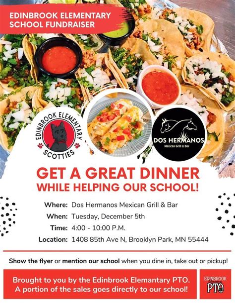 PTO Fundraiser - Dos Hermanos, Dos Hermanos Mexican Grill & Bar ...