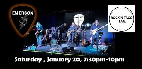 Emerson at Rockin Taco Bar!, Rockin Taco Bar, Frisco, January 20 2024 ...