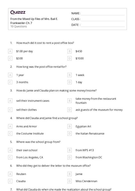 50+ renaissance worksheets for 4th Class on Quizizz | Free & Printable