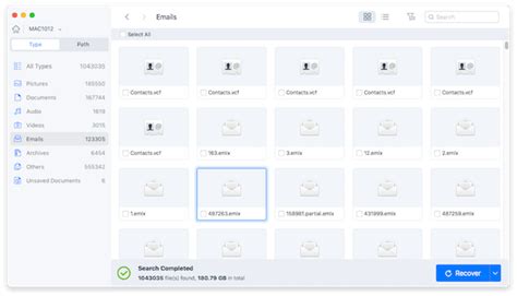 Mail File Recovery 的图像结果