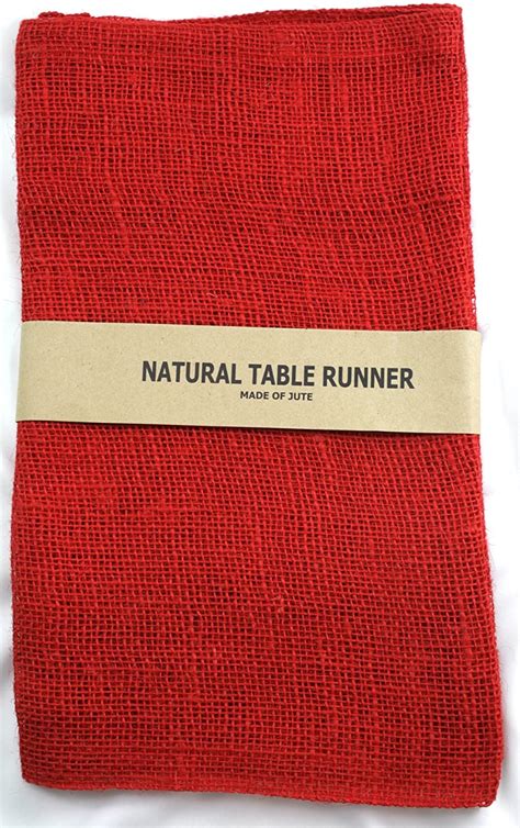 Buy Kel-Toy Burlap Jute Table Runner/Fold and Sew Edge, 14 by 72-inch ...