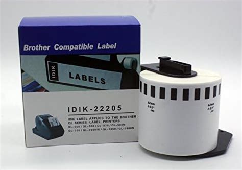 MarkDomain - DK-2205 (2.4" X 100 Ft.) Continuous Labels Paper Tape ...