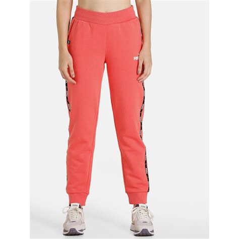 Buy Puma Power Tape Women Pink Trackpants Online