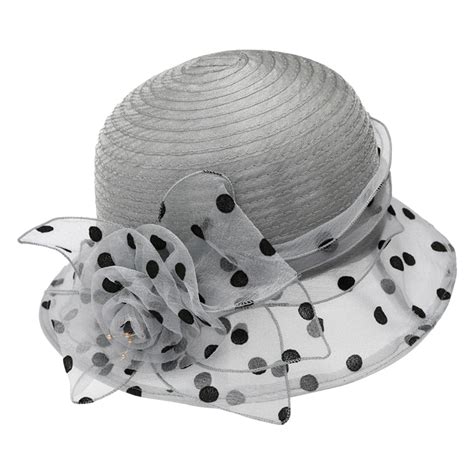 NOKIO Lady Church Dress Cloche Hat Church Derby Dress Cloche Hat Sweet ...