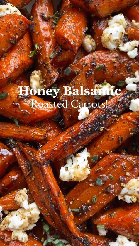 Honey balsamic roasted carrots – Artofit