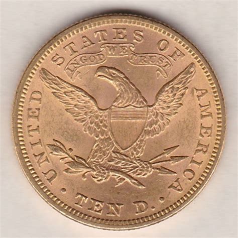 1898 USA Ten Dollars Gold Coin | Dorset Coin Company