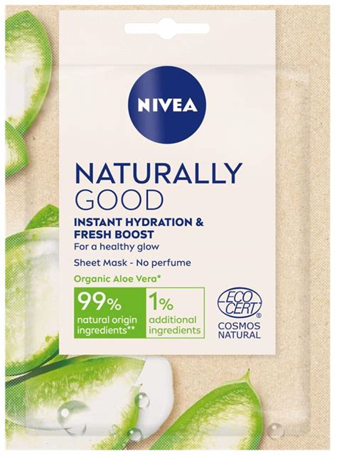 NIVEA Naturally Good Aloe Vera Sheet Mask | lyko.com