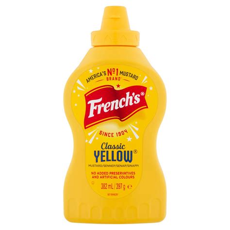 French's Yellow Mustard Gluten Free at Maggie Marler blog