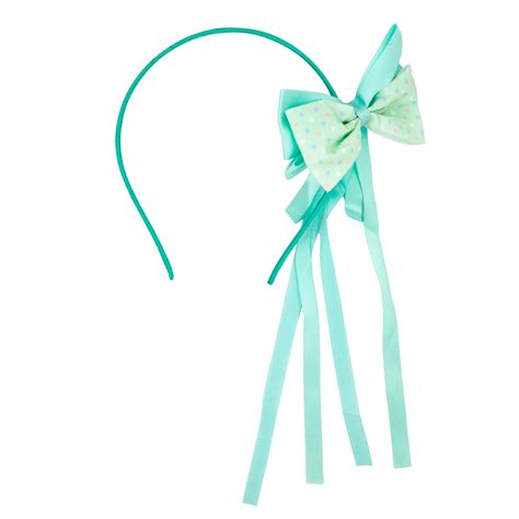 Take A Bow Hairband- Pack of 1 Hairband for Girls (3-10 Years) in Green ...